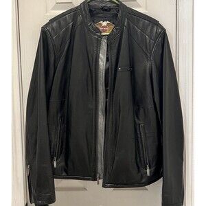 Harley-Davidson Women’s Black Leather Jacket - Size 1W (Plus Size)